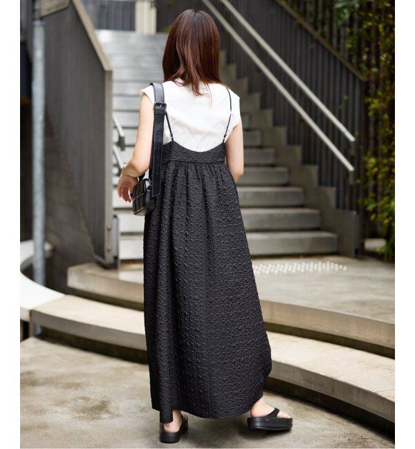 Oriens JOURNAL STANDARD「《追加3》【"GOOD GIRL&rdquo; / グッドガール】3Dジャガードキャミワンピース」|ワンピース|