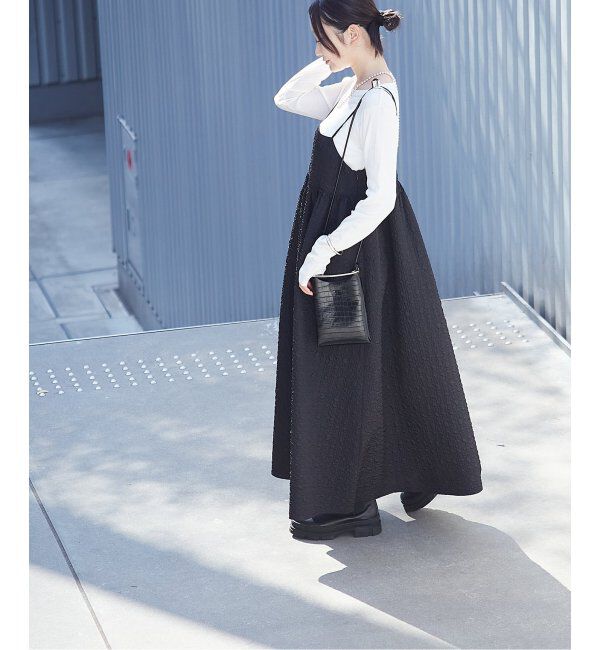 Oriens JOURNAL STANDARD「《追加3》【"GOOD GIRL&rdquo; / グッドガール】3Dジャガードキャミワンピース」|ワンピース|