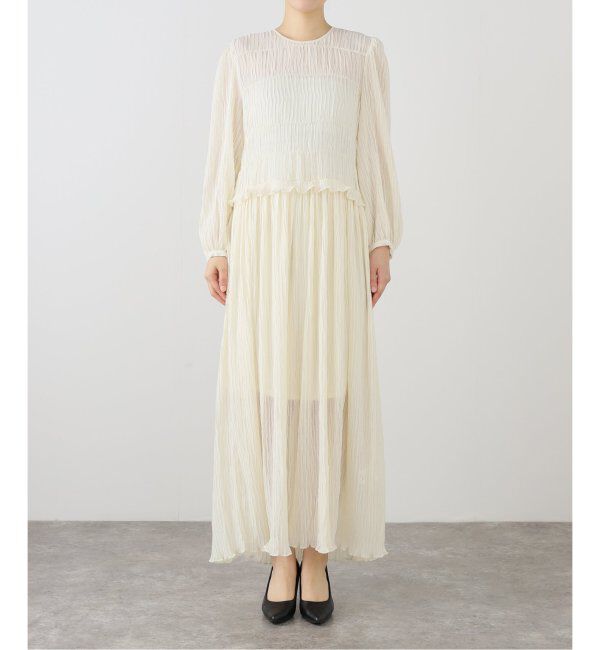 journal standard L'essage「【BAUM UND PFERDGARTEN/バウムウンドヘルガーデン】Plisse ドレス」|ワンピース|