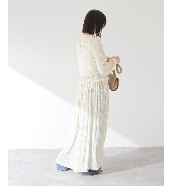 journal standard L'essage「【BAUM UND PFERDGARTEN/バウムウンドヘルガーデン】Plisse ドレス」|ワンピース|