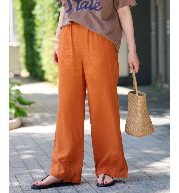 JOURNAL STANDARD relume「《追加》麻スリットイージーパンツ」|その他|