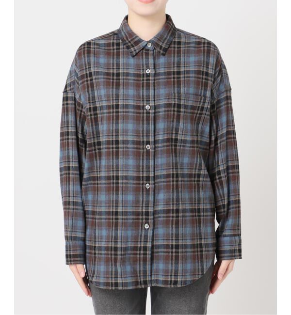 JOURNAL STANDARD relume「《追加2》CHECKオーバーサイズシャツ」|シャツ・ブラウス|