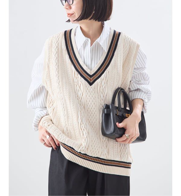 journal standard L'essage「《追加》別注【ILL ONE EIGHTY/イル ワンエイティ】TILDEN VEST：ベスト」|ベスト・ジレ|ブラウン