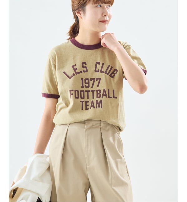 journal standard L'essage「《L.E.S》リンガーTシャツ」|Tシャツ・カットソー|