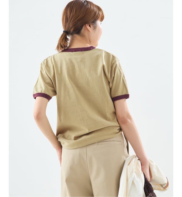 journal standard L'essage「《L.E.S》リンガーTシャツ」|Tシャツ・カットソー|