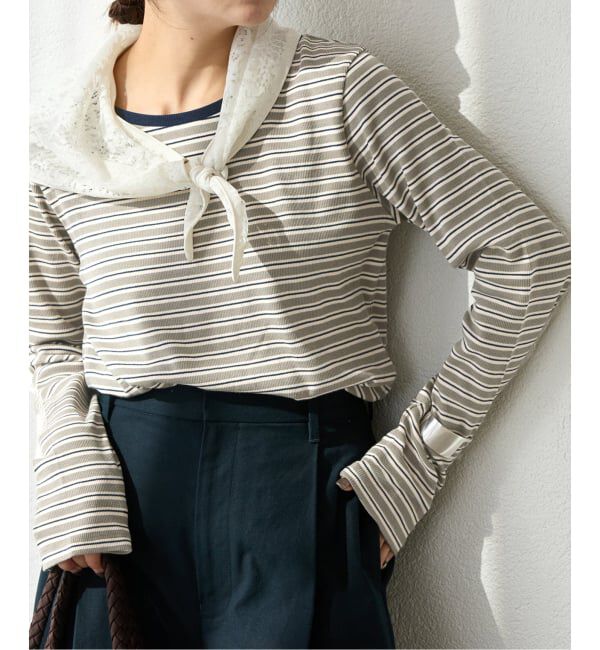 JOURNAL STANDARD「《追加3》ベアテレココンパクトプルオーバー」|Tシャツ・カットソー|カーキ