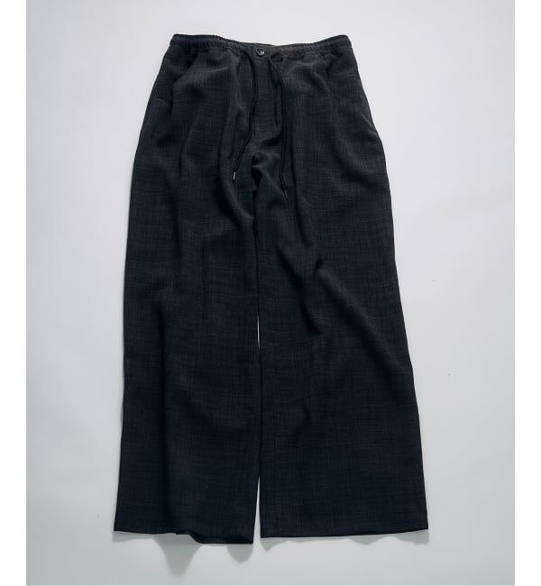 JOURNAL STANDARD relume「《予約》テックキャンバス スクエア イージーパンツ（セットアップ対応可）」|スラックス|ブラック