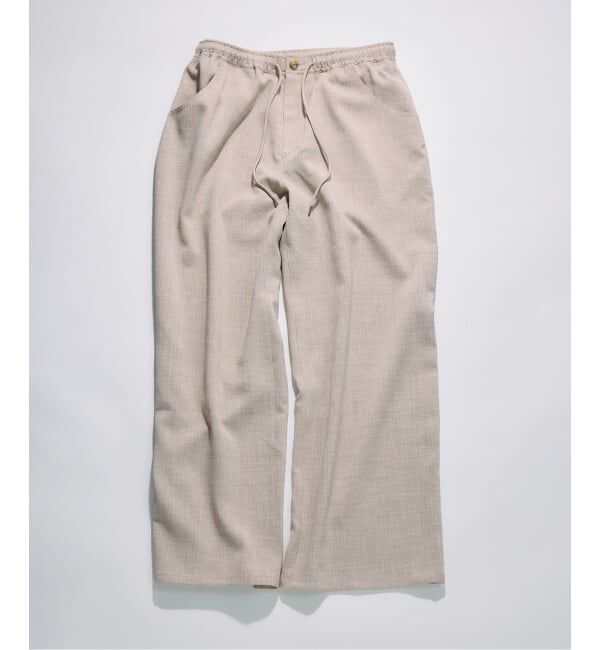 JOURNAL STANDARD relume「《予約》テックキャンバス スクエア イージーパンツ（セットアップ対応可）」|スラックス|ナチュラル