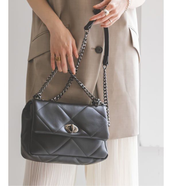 NOBLE「《別注・追加》Maison Vincent パッファーキルティングチェーンバッグ」|ショルダー・メッセンジャー|