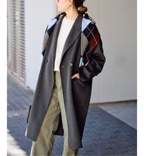 FRAMeWORK「≪追加≫SUPER160'sダブルブレストコート 4」|チェスターコート|