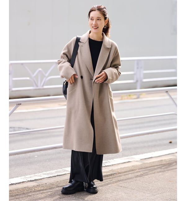 FRAMeWORK「≪追加≫SUPER160'sダブルブレストコート 4」|チェスターコート|