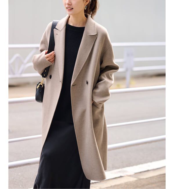 FRAMeWORK「≪追加≫SUPER160'sダブルブレストコート 4」|チェスターコート|