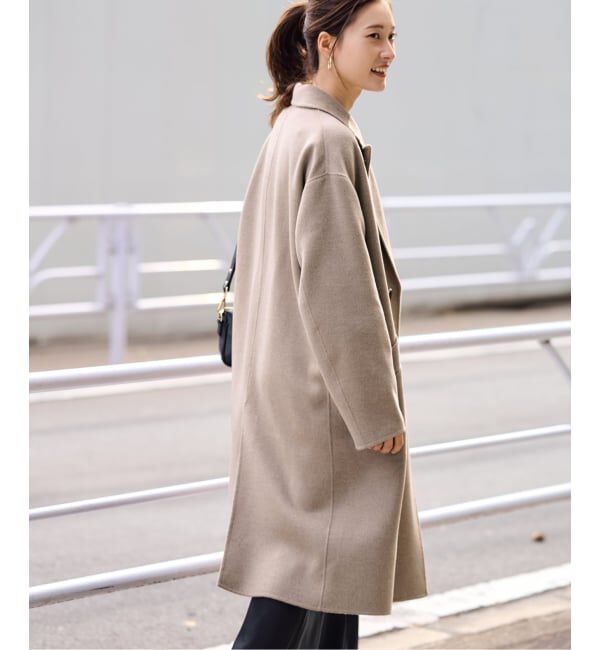 FRAMeWORK「≪追加≫SUPER160'sダブルブレストコート 4」|チェスターコート|