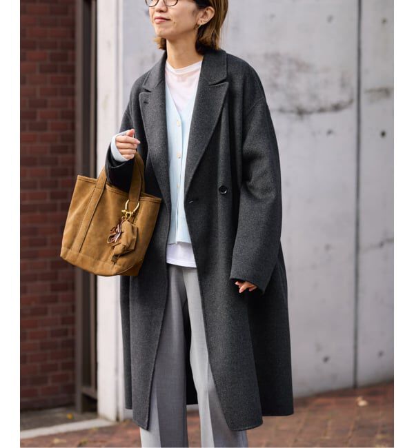 FRAMeWORK「≪追加≫SUPER160'sダブルブレストコート 4」|チェスターコート|