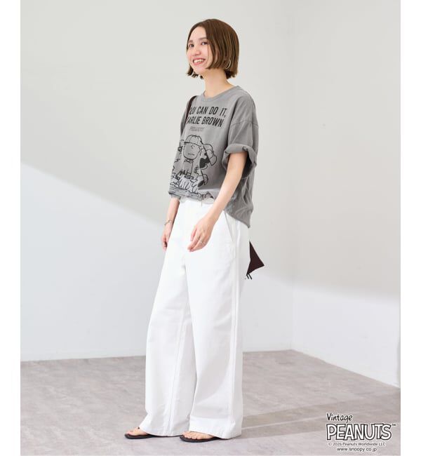 FRAMeWORK「≪予約≫JOHNBULL/ジョンブル PENUTS YOU CAN DO IT T」|Tシャツ・カットソー|