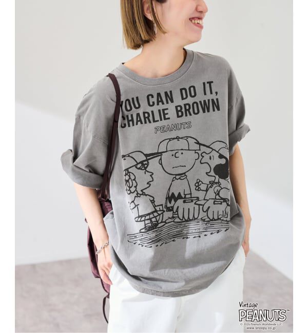 FRAMeWORK「≪予約≫JOHNBULL/ジョンブル PENUTS YOU CAN DO IT T」|Tシャツ・カットソー|