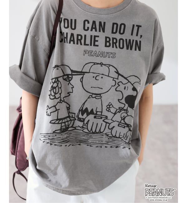 FRAMeWORK「≪予約≫JOHNBULL/ジョンブル PENUTS YOU CAN DO IT T」|Tシャツ・カットソー|