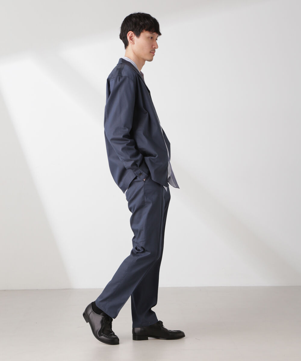 nano･universe「ソラーロライトストレッチワイドカラージャケット(セットアップ可)」|ブルゾン・スタジャン|