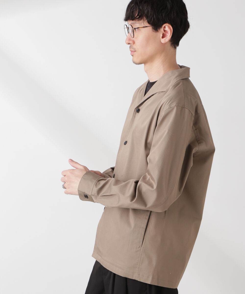 nano･universe「ソラーロライトストレッチワイドカラージャケット(セットアップ可)」|ブルゾン・スタジャン|