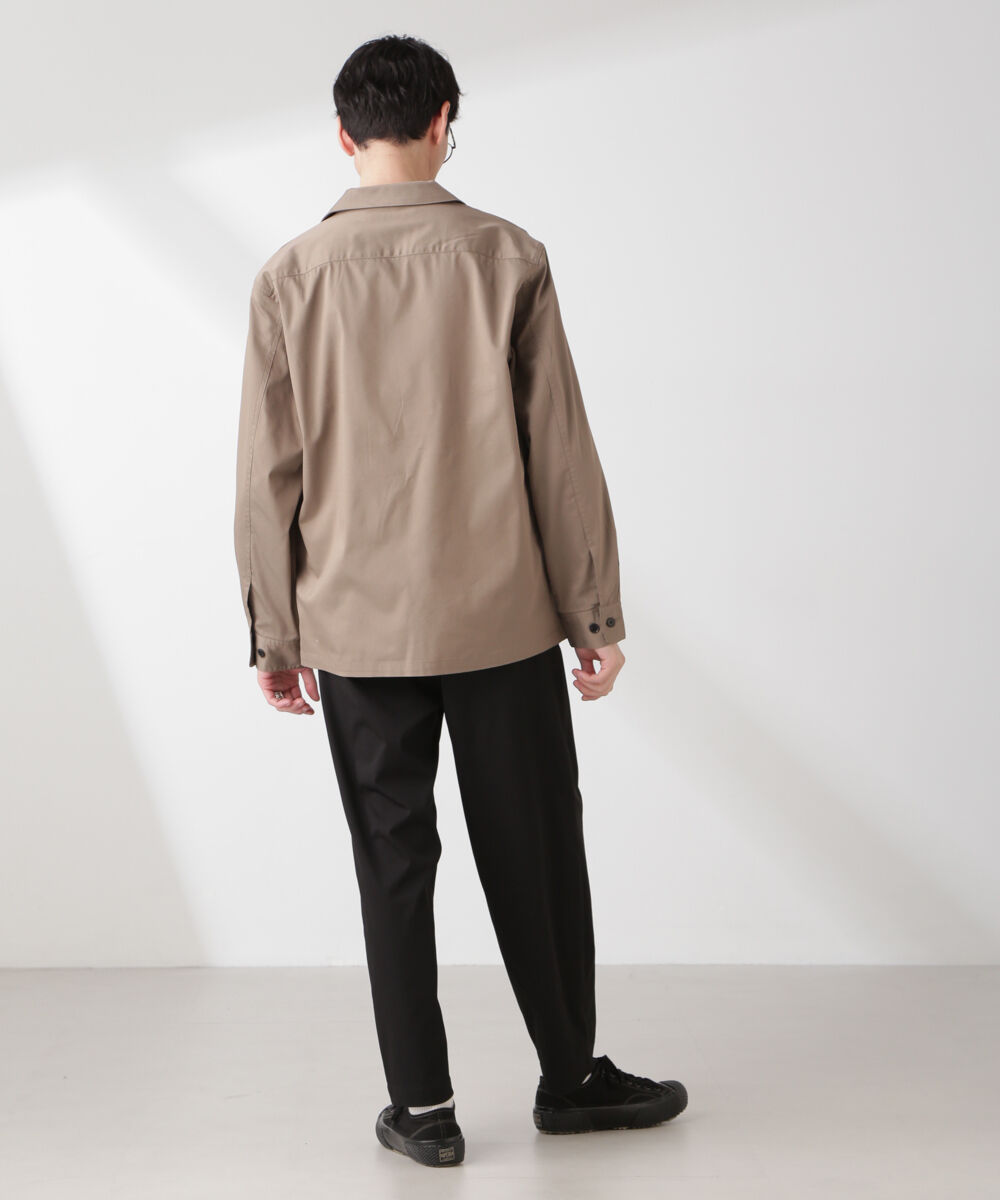 nano･universe「ソラーロライトストレッチワイドカラージャケット(セットアップ可)」|ブルゾン・スタジャン|