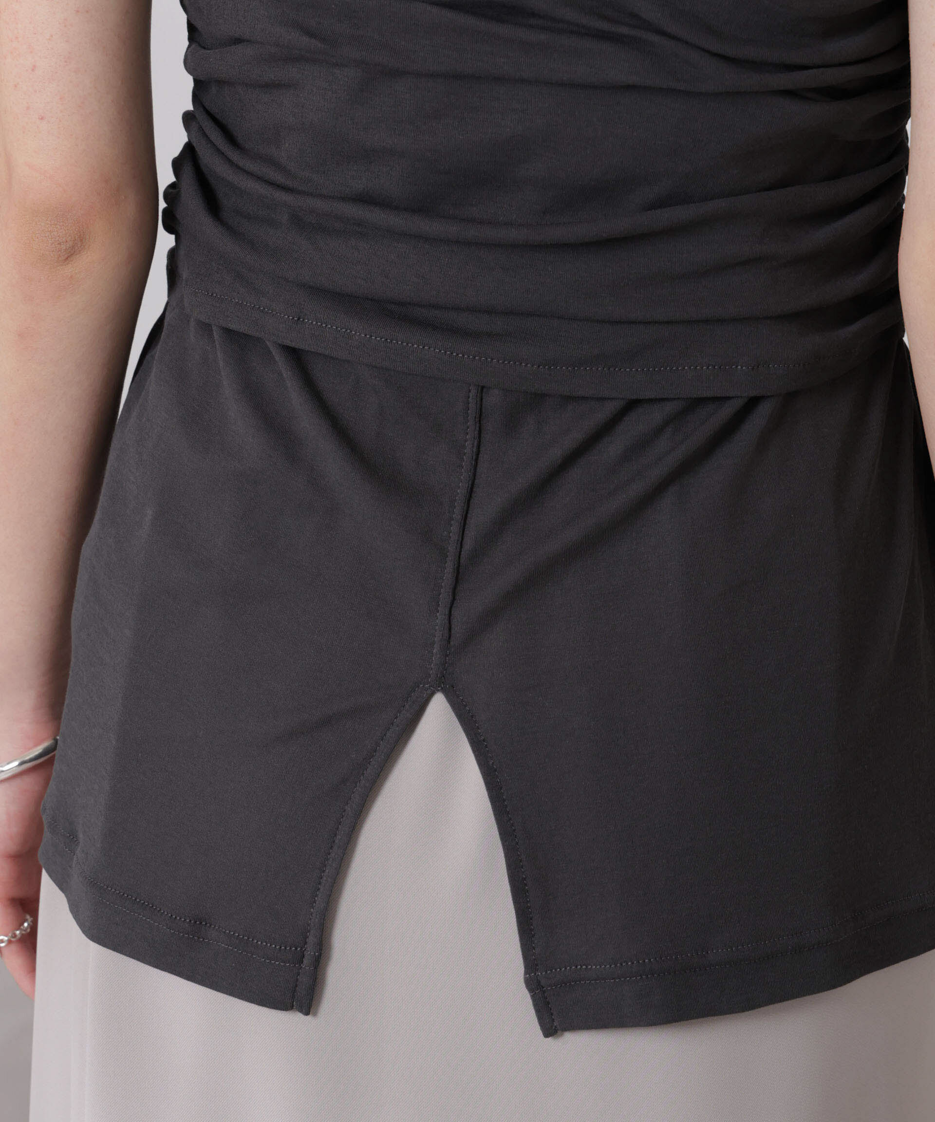 nano･universe「ドッキングビスチェシアートップス」|Tシャツ・カットソー|