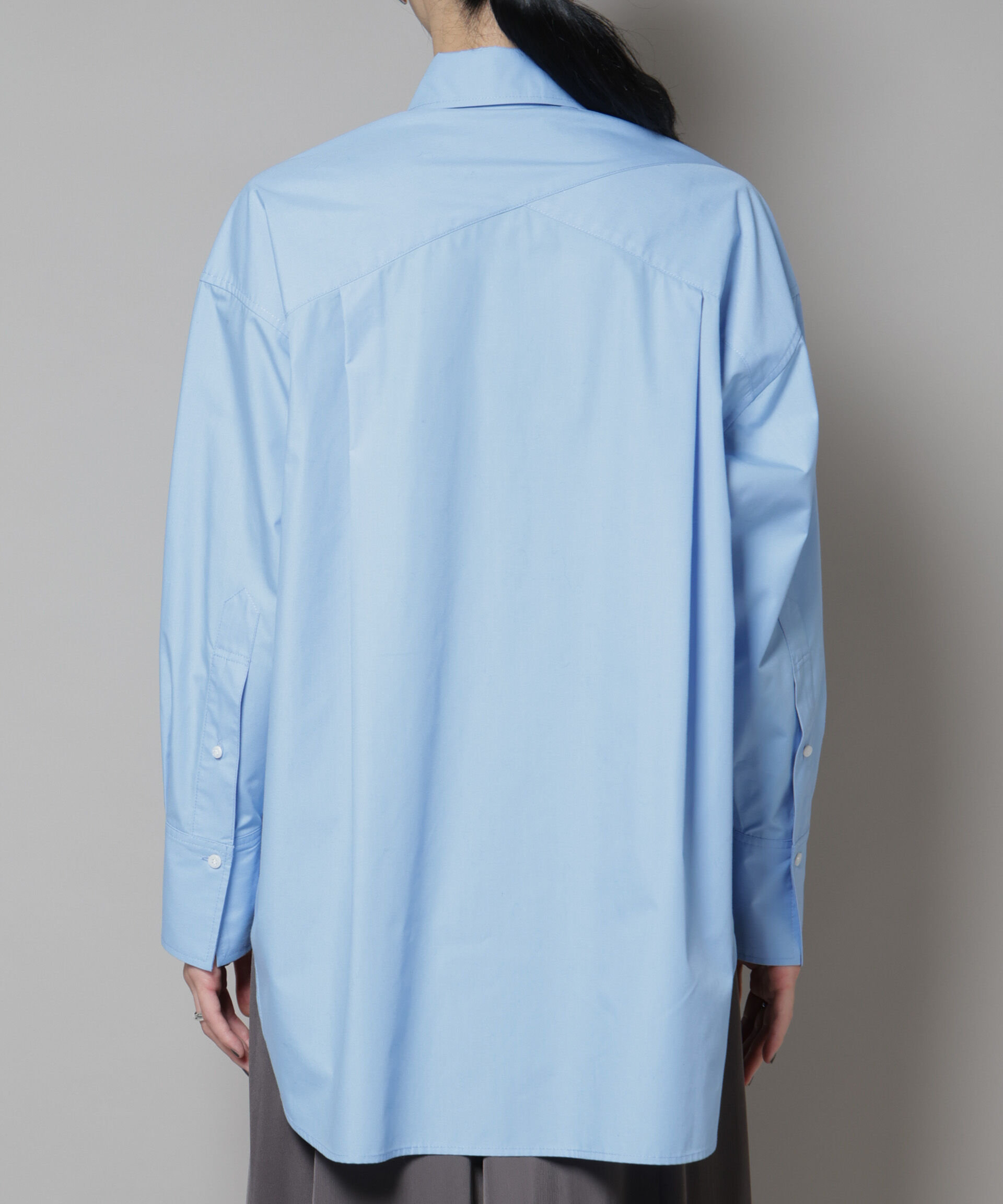 nano･universe「バッククロスオーバーシャツ」|シャツ・ブラウス|