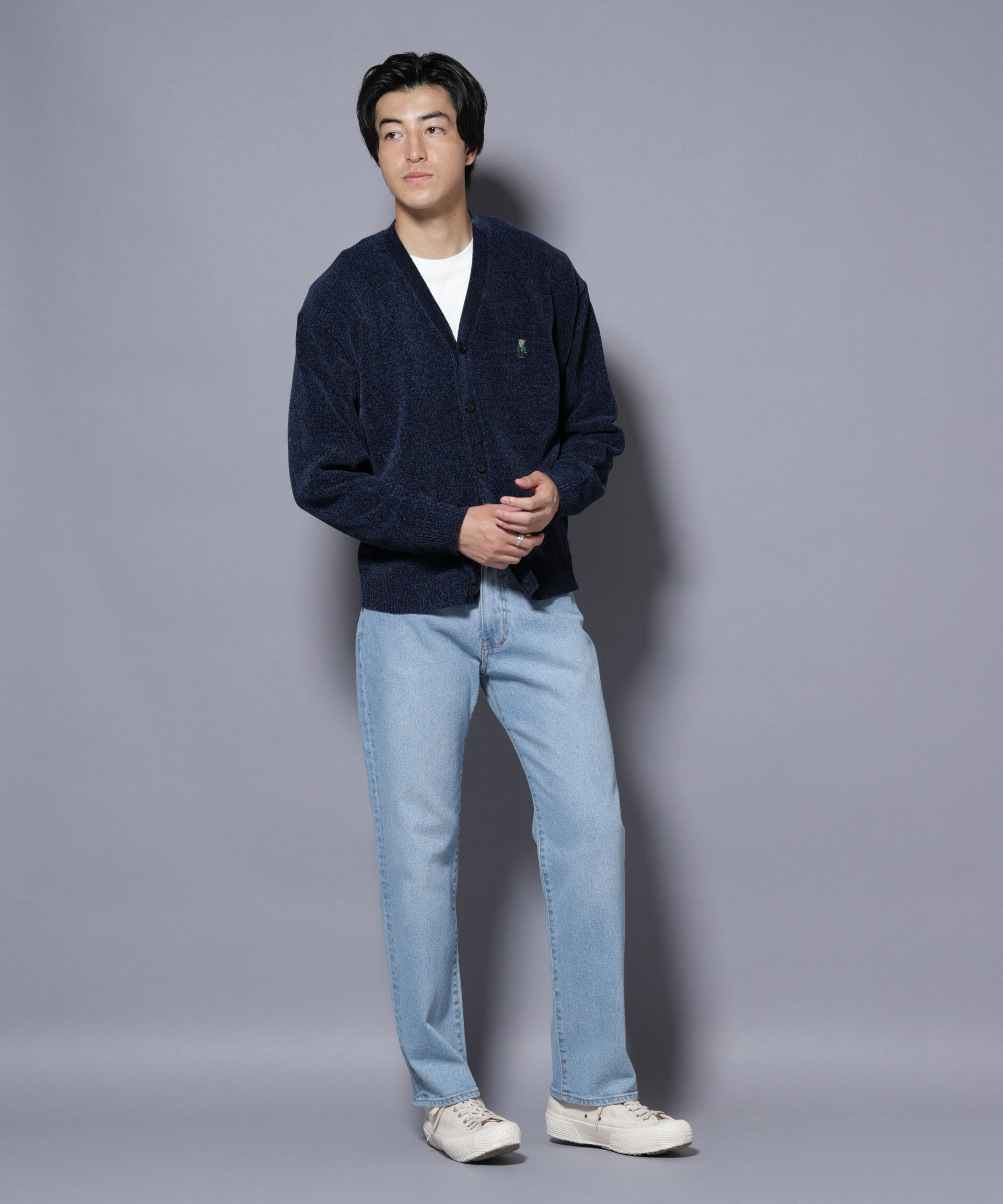 nano･universe「ナノベアモールニットカーディガン」|ニット・セーター|