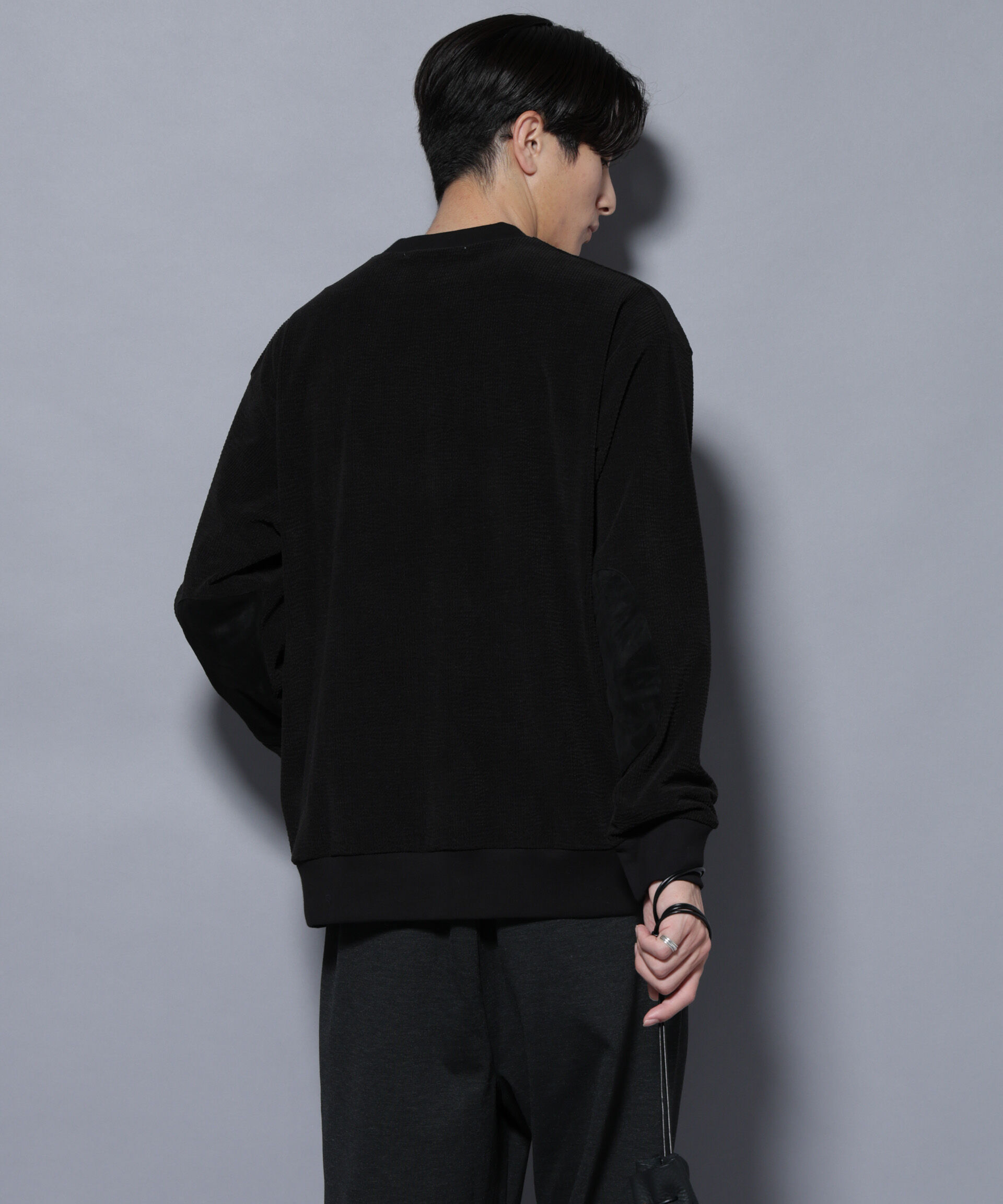 nano･universe「モールJQDコーデュロイクルーネックプルオーバー」|Tシャツ・カットソー|