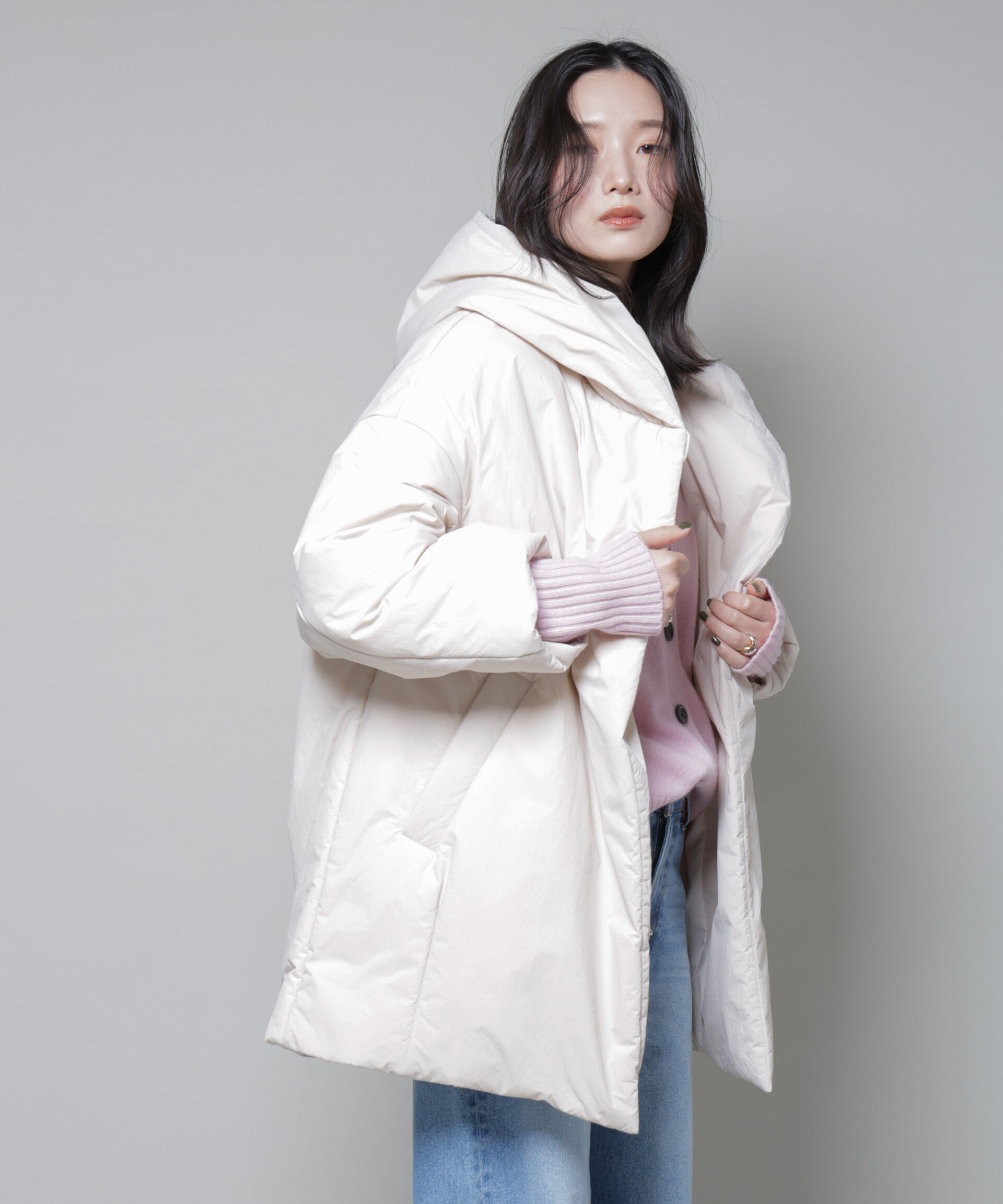 nano･universe「ETHERMALOFT(R)AEROGEL 中綿フードコクーンコート」|その他|