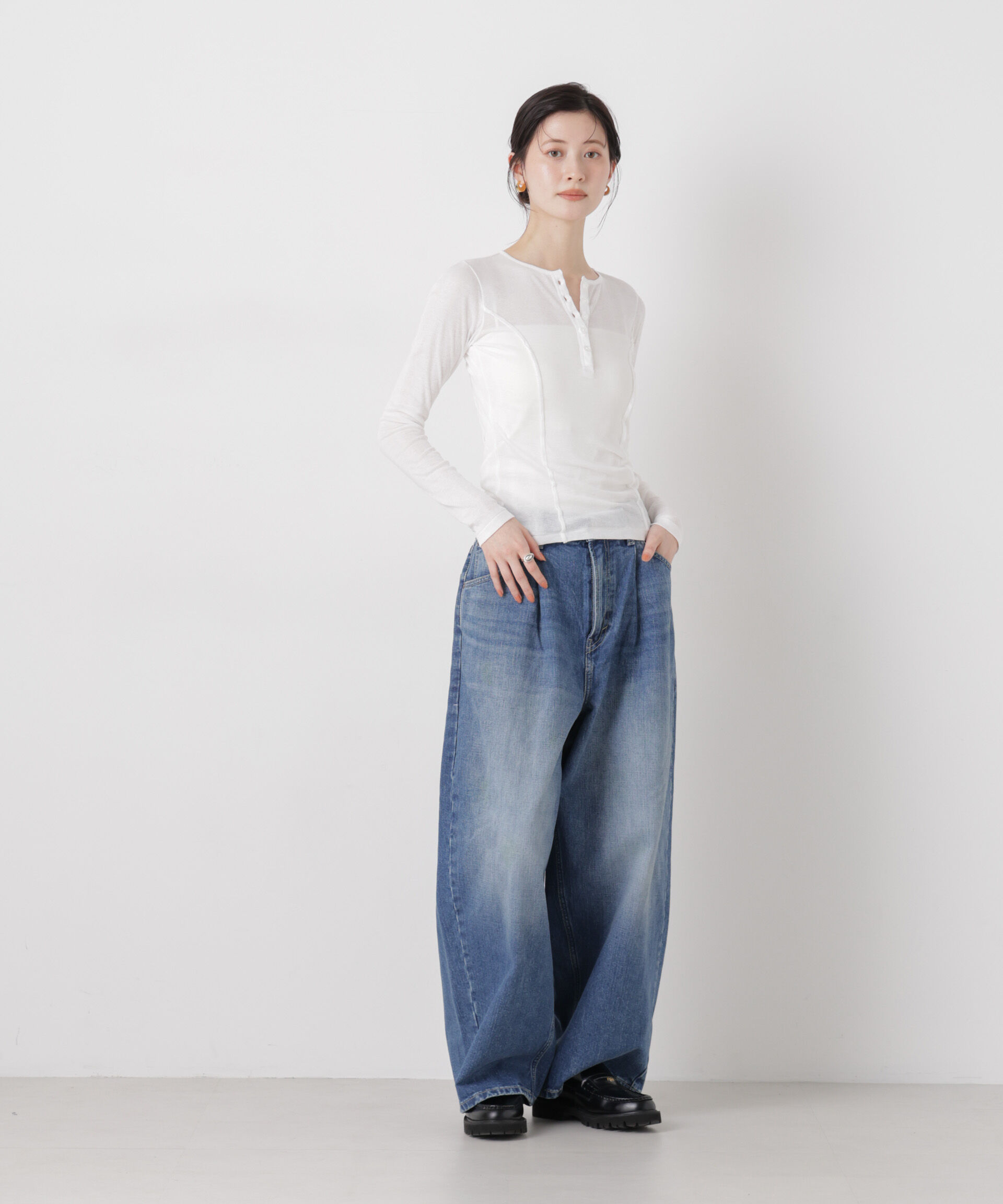 nano･universe「Robert P. Miller/LightPrib Henly L/S Tee 」|Tシャツ・カットソー|