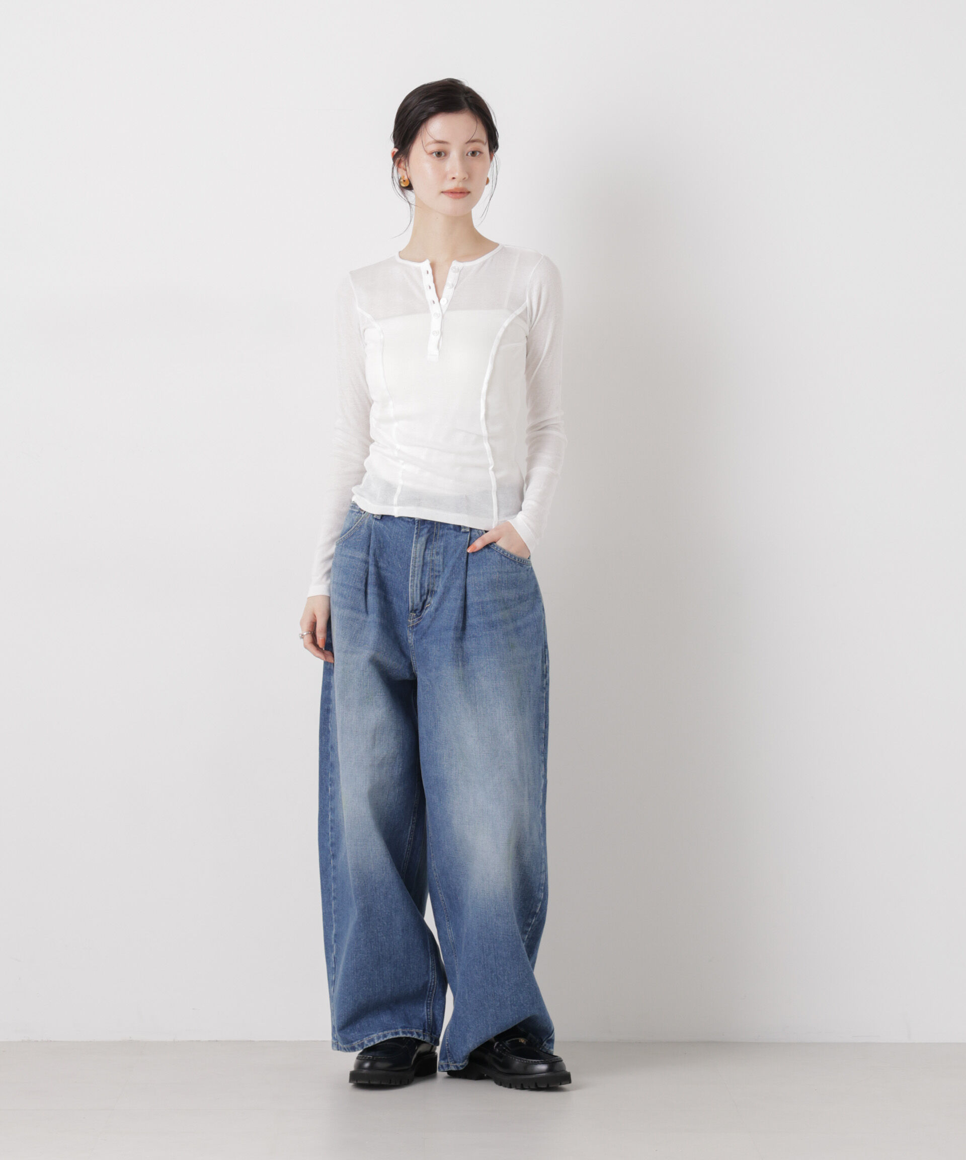 nano･universe「Robert P. Miller/LightPrib Henly L/S Tee 」|Tシャツ・カットソー|