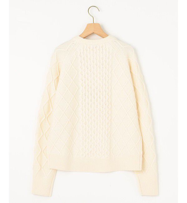 組曲「【WEB限定】パール釦ケーブル ニット」|ニット・セーター|