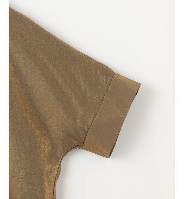 自由区「【洗える】ブライトシアーシャンブレー Tブラウス」|シャツ・ブラウス|