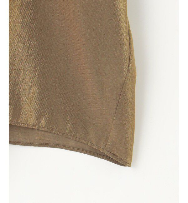 自由区「【洗える】ブライトシアーシャンブレー Tブラウス」|シャツ・ブラウス|