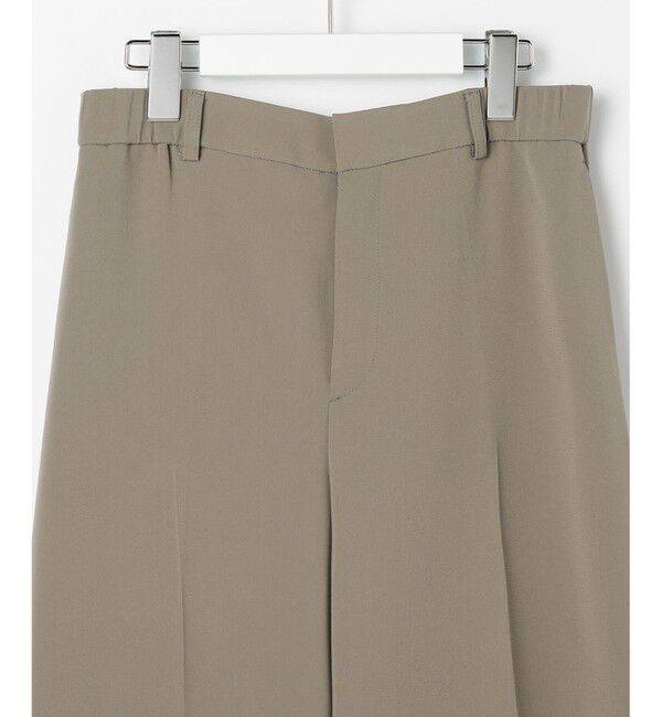 自由区「【ご好評アイテム・カタログ掲載・セレモニー・通勤】トリアセダブルクロスワイドストレート パンツ」|その他|