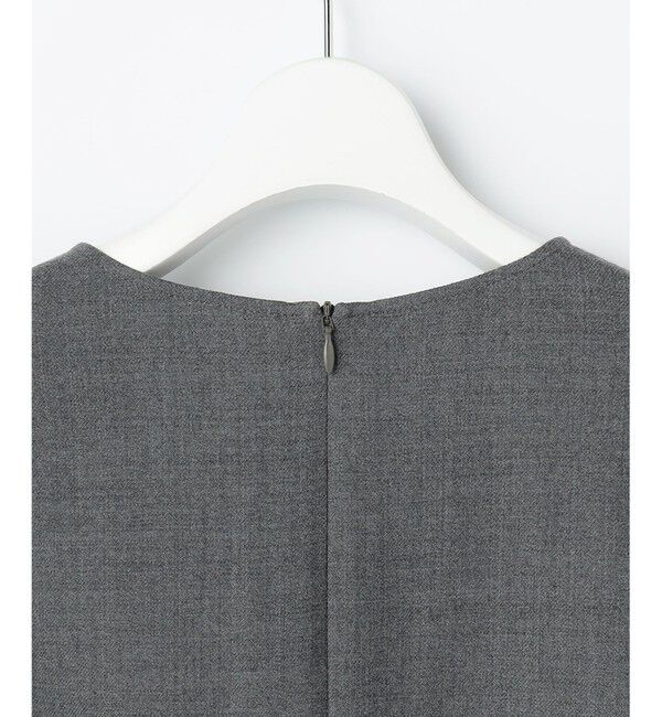 自由区「【SHIHOさん着用】ソフトウールブレンドペプラム ブラウス」|シャツ・ブラウス|