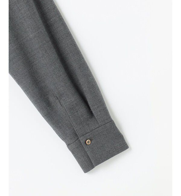 自由区「【SHIHOさん着用】ソフトウールブレンドペプラム ブラウス」|シャツ・ブラウス|