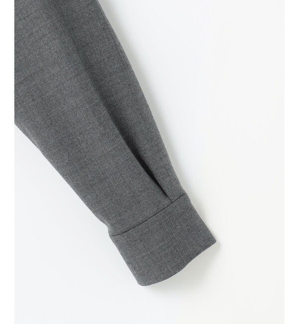 自由区「【SHIHOさん着用】ソフトウールブレンドペプラム ブラウス」|シャツ・ブラウス|