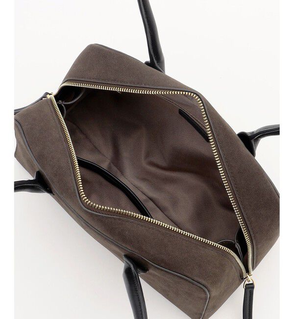 自由区「【SHIHOさん着用・2点SET】スエードライクボストン バッグ」|ボストンバッグ|