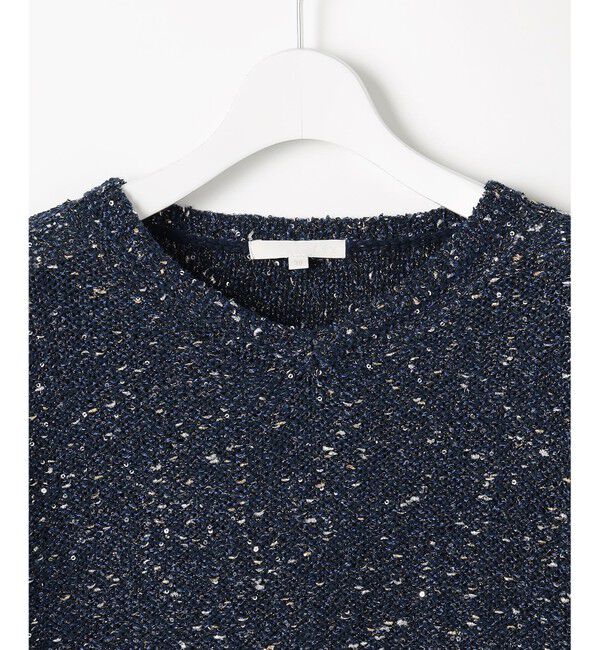 自由区「【1枚で華やぐ】ラメノットスパングル ニット」|ニット・セーター|