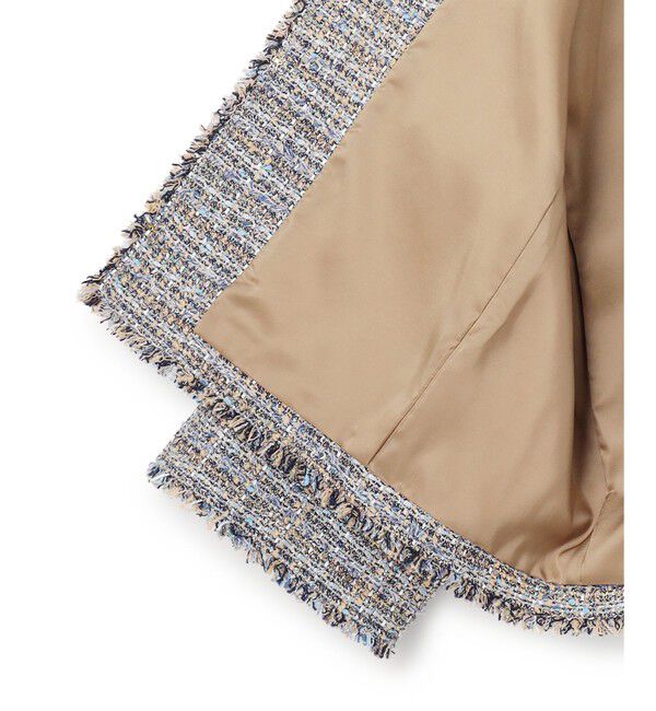 23区「GIOLICAツイード ノーカラー ジャケット」|その他|