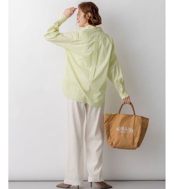 23区「リネンレーヨンストレッチ ワイドパンツ」|その他|