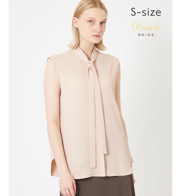 BEIGE,「【S-size】EVA / ボウタイブラウス」|シャツ・ブラウス|Nude