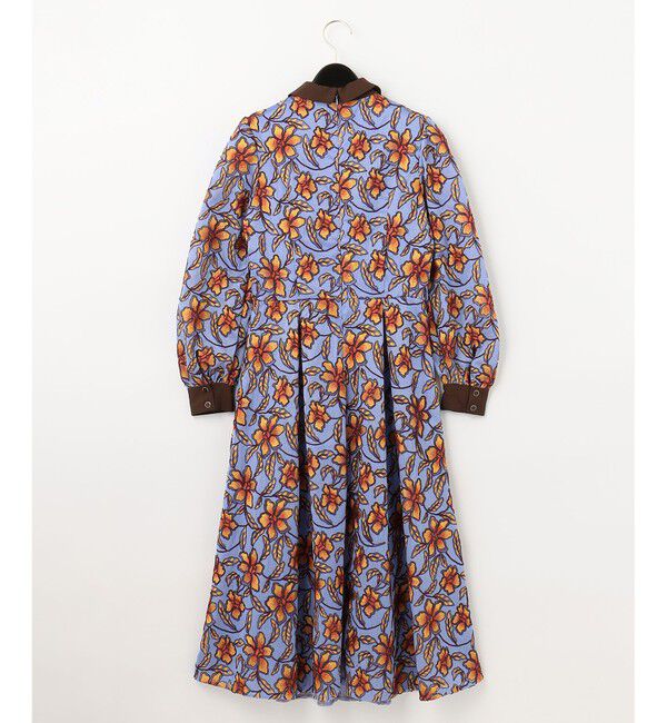  「レース刺繍タックワンピース」|ワンピース|