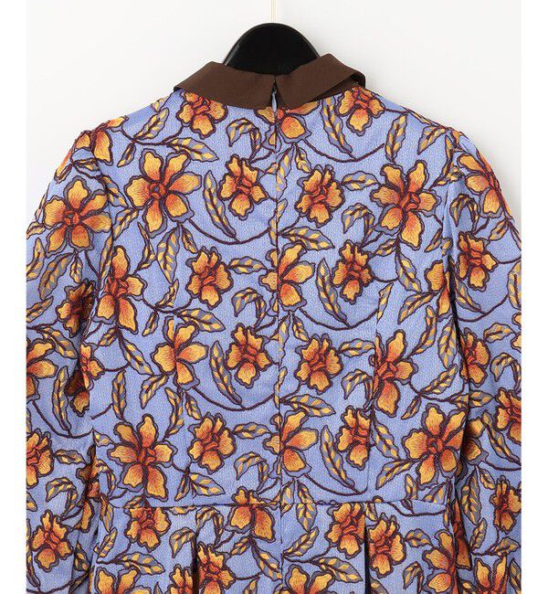  「レース刺繍タックワンピース」|ワンピース|