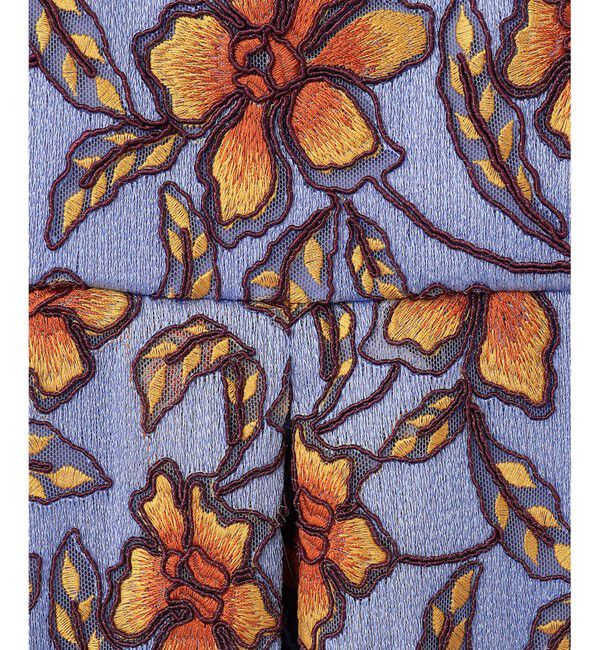  「レース刺繍タックワンピース」|ワンピース|