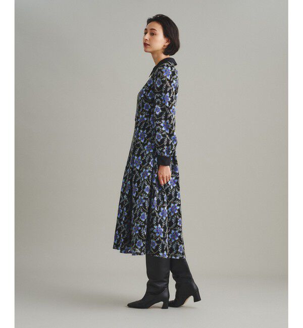  「レース刺繍タックワンピース」|ワンピース|