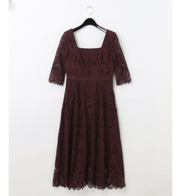 Grace Class「スクエアネックレースドレス」|ドレス|
