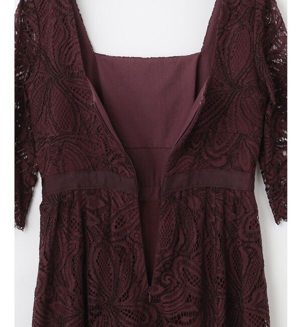 Grace Class「スクエアネックレースドレス」|ドレス|