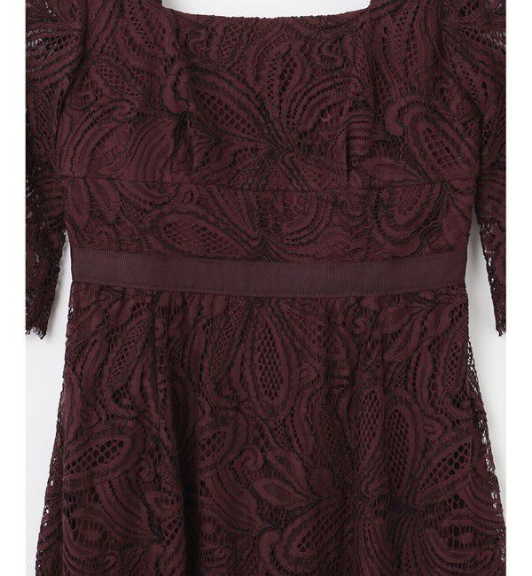 Grace Class「スクエアネックレースドレス」|ドレス|